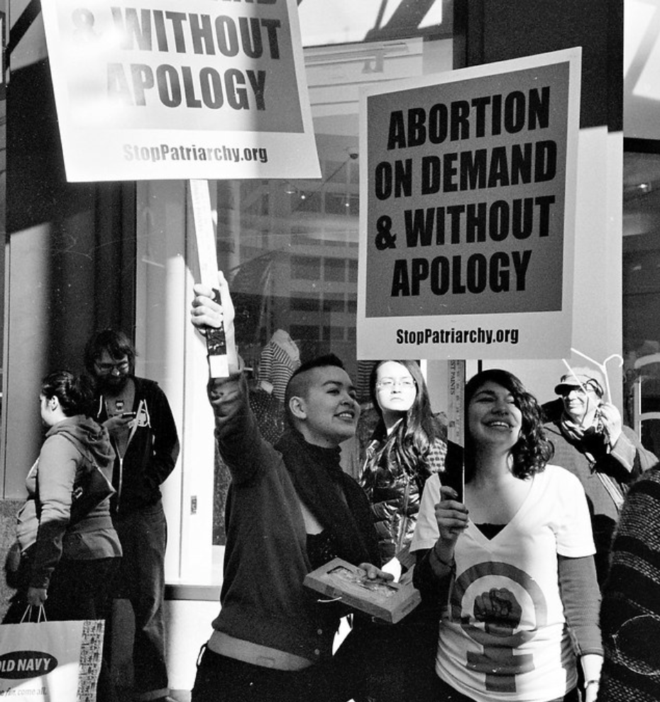 Abortion on Demand & Without Apology Protesters. by Steenaire is licensed under CC BY 2.0.