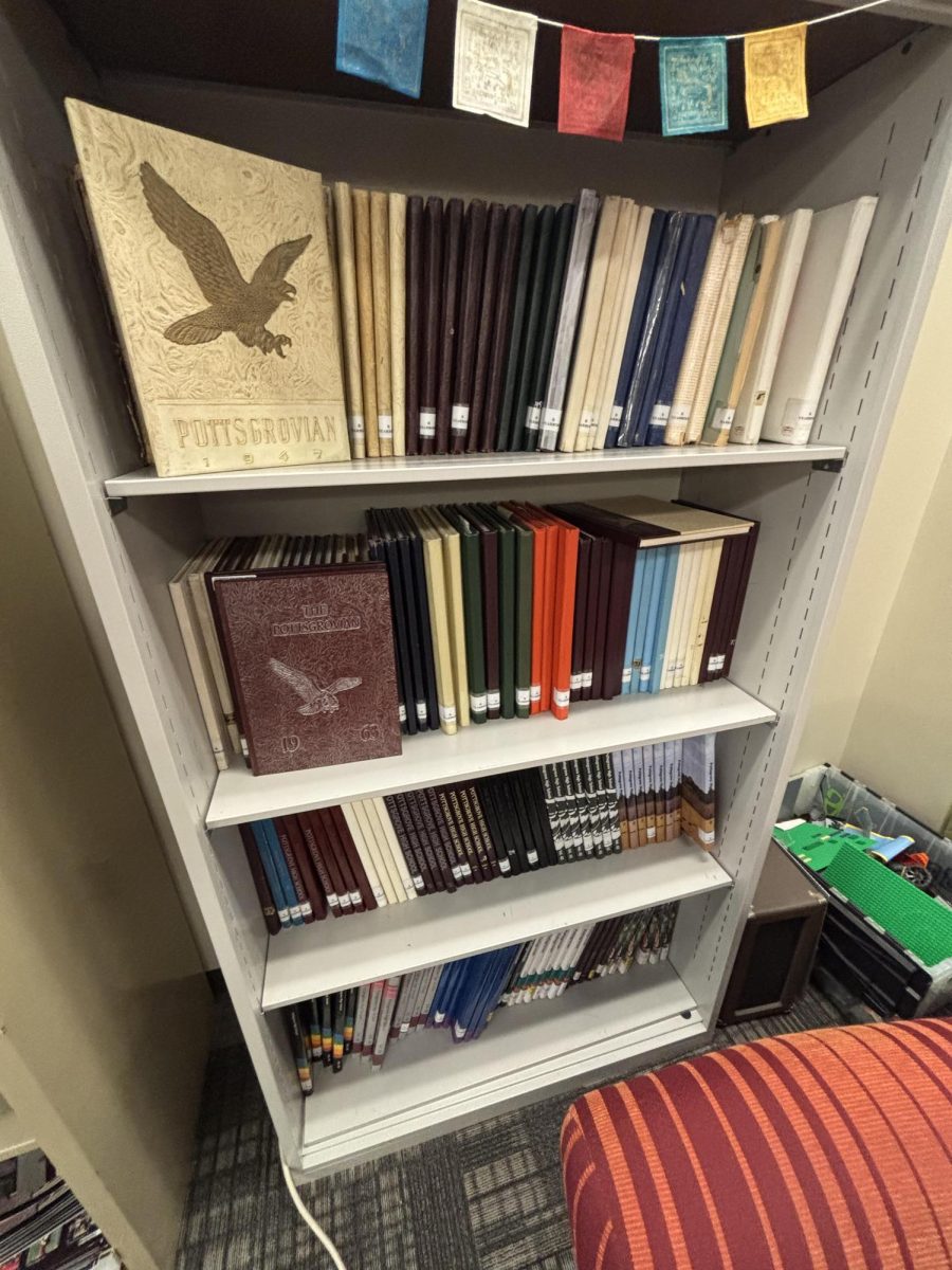 Pottsgrovian Yearbook Shelf